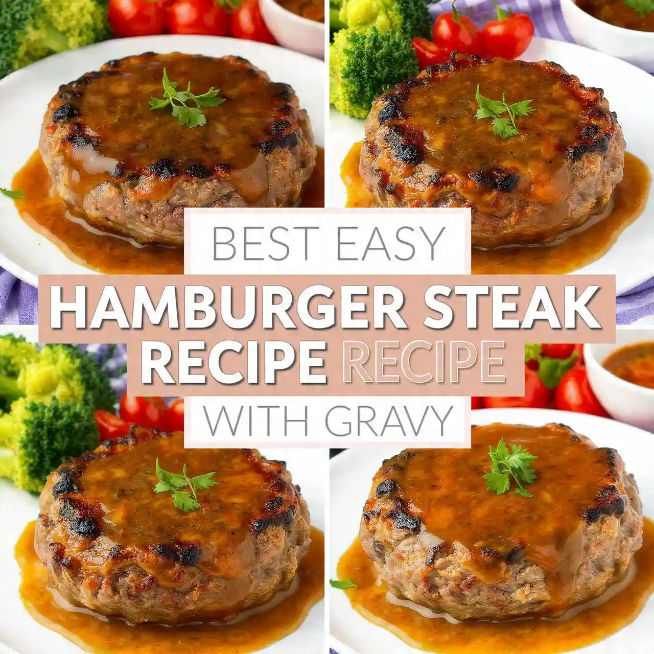 Easy Hamburger Steak Recipe with Gravy